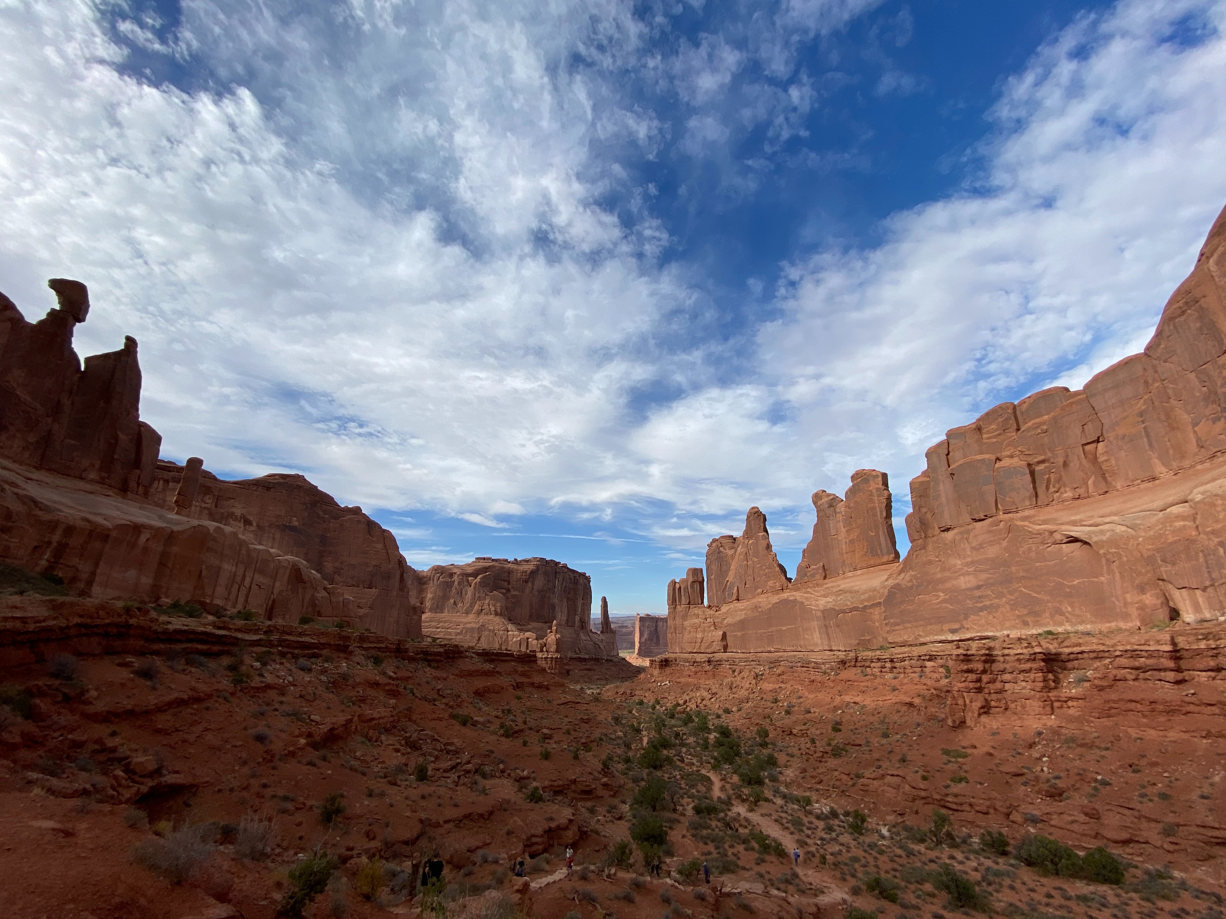 Panoramic view of Utah National Parks